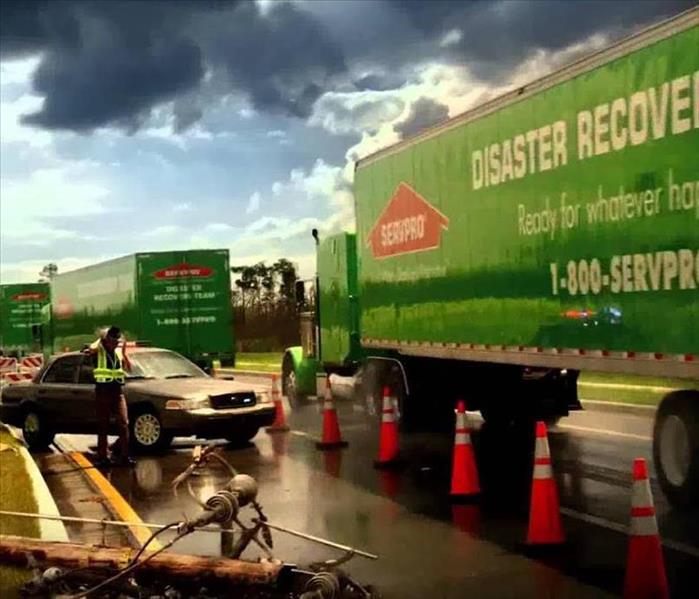 SERVPRO disaster recovery truck